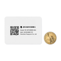 Feasycom FSC-BP1000DN Balises de suivi iBeacon BLE 5.1 ultra-minces Eddystone Conception en papier flexible Balise Bluetooth avec NFC