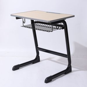 Escritorio escolar Lin Ying con cesta de almacenamiento para estudiantes de primaria y secundaria, estilo moderno minimalista, material de tablero - Product Image 2