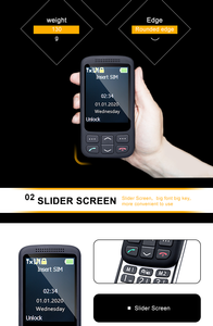 2.8 Inch Giá Rẻ Trượt Điện Thoại 2G Bàn Phím Dual Sim Thẻ Trượt Điện Thoại Di Động Với Sạc Cradle - Product Image 3