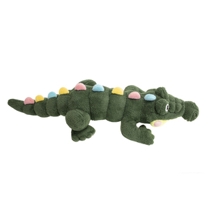Peluche Crocodile Personnalisable en Coton PP Super Doux et Adorable avec Broderie Animale – Coussin de Dessin Animé de Haute Qualité - Product Image 2