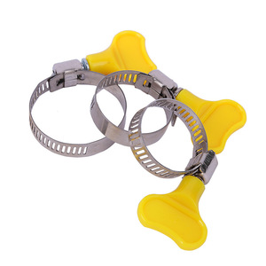 Collier de serrage en acier inoxydable avec poignée en plastique pour réparation de tuyaux d'eau - Product Image 4