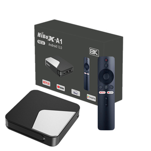 กล่องทีวีอัจฉริยะ 2024 รุ่นใหม่ <span class=keywords><strong>HI</strong></span> BOX A1 ATV UI ชิปประมวลผล Allwinner IK318 ระบบปฏิบัติการ Android 12 รองรับความละเอียด 4K หน่วยความจำ 2/16GB หรือ 4/32GB รองรับ Dual Wifi กล่องรับสัญญาณทีวีดิจิตอล HIBOX A1 <span class=keywords><strong>Q1</strong></span> Q5 - Product Image 1