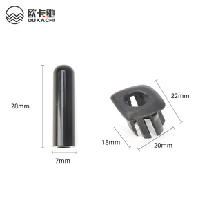 ブラックカードアロックボタンピンスクリューノブキャッププラスチックカーインテリアドアロックノブBMW5シリーズF102011-2017 - Product Image 2