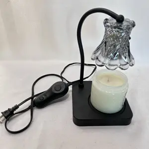 DIY Soy Wax Home Atmosphere Maker Iron Glass Yoga Metal Wax Melt Warmer Electric Plug In Candle Wax Warmer