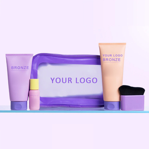 Etiqueta privada 5 uds. Brocha para mezclar contorno hidratante, bronceado esencial, bronceado sin sol, loción autobronceadora instantánea - Product Image 4