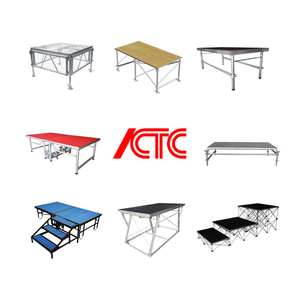 Scène d'événement modulaire en alliage d'aluminium, réglable et portable, avec une capacité de charge de 750 kg et une installation rapide - Product Image 6