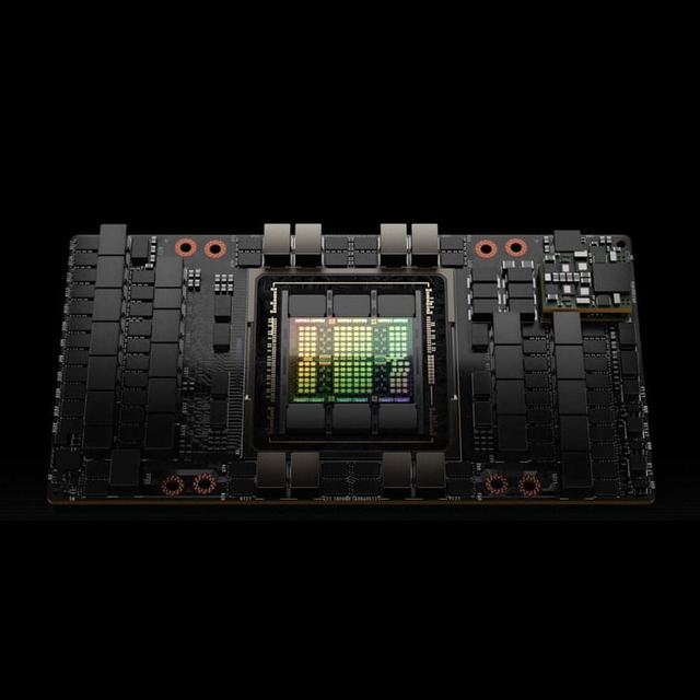 New Data Center HPC GPU Accelerator SXM5 Module H 100 Tensor Core Fan Cooling for Deep Learning Training Cloud Server Deployment