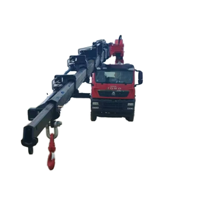 شاحنة رافعة هيدروليكية رسمية من هووو بحمولة 35 طن مع ذراع قابل للطي وناقل حركة ومضخة ومحرك ويتشاي بقوة <span class=keywords><strong>350</strong></span> حصان للمهام الثقيلة - Product Image 1