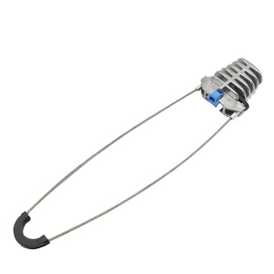 Abrazadera de Aluminio para Cable de Fibra Óptica FTTH, Tensor de Anclaje en Cuña PAM08 para Cable Óptico Aéreo en Forma de 8 - Product Image 1