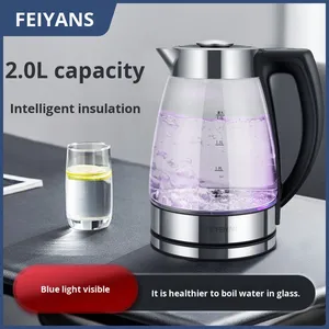 Smart Touch Color-Changing Glass Electric <b>Kettle</b> Large Capacity Insulation <b>Temperature</b> Adjustment Cross-Border Neutral Stock - Product Image 5