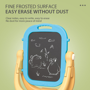 Tablero magnético vertical dos en uno para niños, tablero de aprendizaje de dibujo para práctica intelectual, juguetes con silla - Product Image 4