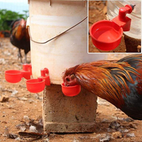 Nouvelle Abreuvoir Automatique en Plastique PP pour Volailles – Poulets, Canards, Pigeons, Cailles – Hygiénique, Économie d'Eau, Résistant aux Morsures pour Usage Agricole