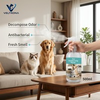 Spray super désodorisant pour chiens et chats 500 ml, éliminateur d'odeurs pour animaux de compagnie sans parfum, élimination instantanée des odeurs désagréables
