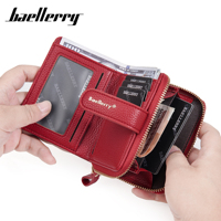 BAELLERY dompet Korea untuk wanita, dompet mewah kulit Pu dompet koin untuk wanita