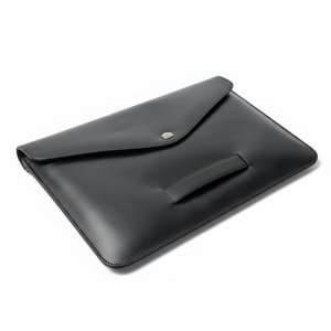 Luxury Daily Genuine Leather Slim <b>Laptop</b> Clutch <b>Bag</b> for macbook Women 13" 15" Custom logo Protective <b>Laptop</b> <b>Sleeves</b> LS-0117 - Product Image 1