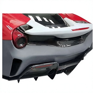 ชุดแต่งตัวถังรถยนต์คุณภาพสูง เหมาะสำหรับการแปลงโฉม Ferrari 488 เป็นรุ่น Pista ขนาด 1:1 วัสดุ PP คาร์บอนไฟเบอร์ - Product Image 2