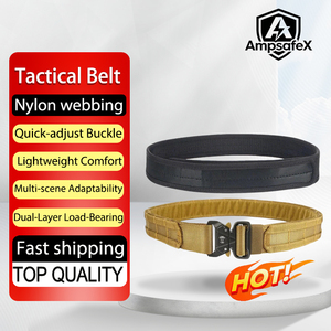 เข็มขัดยุทธวิธี MOLLE สำหรับทุกเพศ AmpsafeX รุ่น Heavy Duty, ดีไซน์ปลดเร็ว 5 ช่อง, ซองใส่ด้านในและด้านนอกทำจากไนลอน, ทนแรงกดสูง - Product Image 1