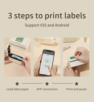 Niimbot H1/H1S Printer Mini, pembuat Label termal portabel, Printer saku kertas Label untuk mesin Printer ponsel