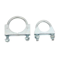 Colliers de serrage en acier doux de haute qualité pour échappement, type U, en fer, 98mm, 100mm, 102mm, avec les meilleures ventes actuelles