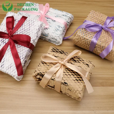 Papel Kraft de embalaje protector de la almohadilla de espuma de la cubierta de papel de panal