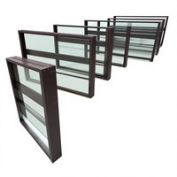 Balustrade en verre rétractable pour restaurant en plein air