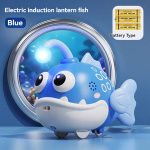 Simulación eléctrica Swing Fish Baby Learning to Crawl Detección inteligente <span class=keywords><strong>de</strong></span> luz y música Clownfish Magic Dancing Toy - Product Image 4