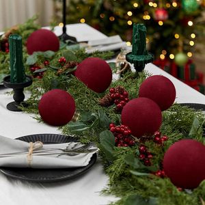 Juego de Bolas de Navidad Multicolores con Efecto Nevado, Adornos Colgantes para Árbol de Navidad, Decoración para Fiestas en Casa y Festivales - Product Image 4
