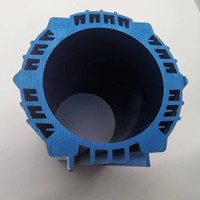 Coque de moteur en alliage d'aluminium Nouvelle énergie Huile-Eau Refroidi par air Profil de coque de moteur