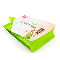 Feiao Pochettes Doypack personnalisées avec bec verseur en feuille d'aluminium, sachets souples verticaux pour eau, vin, sauces, jus, bière, emballage de stockage