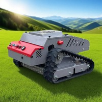 Robot Pemotong Rumput Kendali Jarak Jauh Berbahan Bakar Bensin 4-Tak Kelas Industri untuk Pertanian & Kehutanan