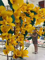 Gapura Osmanthus Kuning Cerah G-269 untuk Pintu Masuk Pernikahan, Latar Belakang Acara Mall, Peluncuran Merek, Tempat Foto, Dekorasi Ruang Komersial