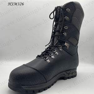 LXG, botas de lucha de invierno resistentes al frío más vendidas de los países nórdicos PU fuerte + suela de goma botas tácticas HSM326 - Product Image 1