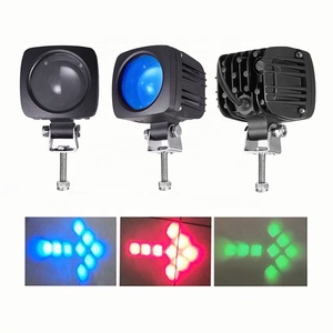 Luces LED de Trabajo Intermitentes de 27 W, 10-110 V, Azules, Rojas o Verdes - Product Image 1