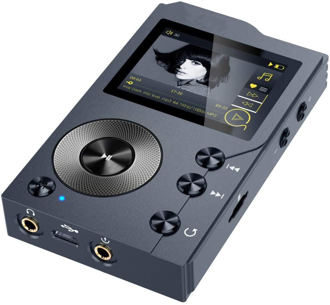 HiFi MP3 נגן Lossless ברזולוציה גבוהה דיגיטלי אודיו מוסיקה נגן גבוהה-Res נייד אודיו נגן 32GB זיכרון כרטיס תמיכת 256G