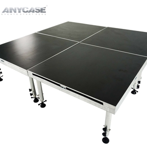 Anycase Ván Ép Lắp Đặt Dễ Dàng 4x4ft Tấm Sân Khấu Mô Đun Bốn Chân Với Chân Sân Khấu Có Thể Điều Chỉnh Cho Buổi Hòa Nhạc - Product Image 3