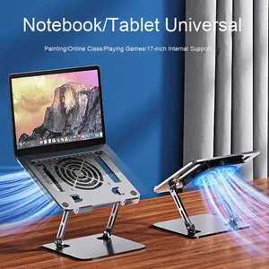 <span class=keywords><strong>Support</strong></span> ergonomique en aluminium et acier au carbone <span class=keywords><strong>pour</strong></span> <span class=keywords><strong>refroidisseur</strong></span> d'<span class=keywords><strong>ordinateur</strong></span> <span class=keywords><strong>portable</strong></span> <span class=keywords><strong>Support</strong></span> de base de refroidissement à turbine d'occasion avec grand ventilateur de refroidissement - Product Image 2