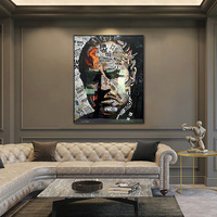 Art Résine Peinture Sur Acrylique Graffiti Art Décoration Murale Cristal Porcelaine Peinture Home Decor Art Peintures
