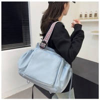Sac à dos convertible en nylon pour femme, sac de voyage, sac à main à bandoulière à motif chevron, sac à dos de week-end 3-en-1