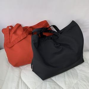 Sac fourre-tout de luxe en toile de coton magnifique du fournisseur, avec poignées, personnalisable, motif lettres pour enseignants, sacs d'étude pour étudiants - Product Image 2