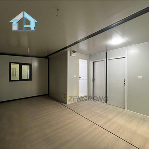 Casa Prefabbricata a Capsula in <span class=keywords><strong>Vendita</strong></span>, Container Abitativo da 40 Piedi, Casa Verde di Campagna con Alimentazione AC 220 Volt - Product Image 6