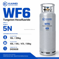 Hexafluoruro de Tungsteno WF6 de Grado Electrónico para Grabado de Ranuras Profundas en NAND 3D, 99.999% de Pureza, Stock de Fábrica