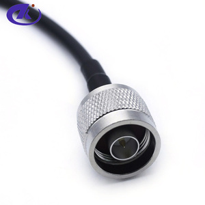 Cable de puente <span class=keywords><strong>RG58</strong></span> con conector tipo crimpado recto N macho en ambos lados, longitud 500mm - Product Image 2