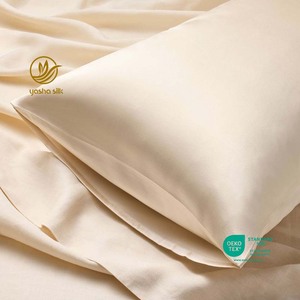 Sarung Bantal Sutra Mulberry 25 Momme OEM MOQ Rendah Anti Pilling Label Kustom Kelas 6A Sarung Bantal Sutra Mulberry - Product Image 1