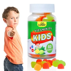 定制新产品膳食营养补充剂软糖多种维生素素食维生素D3儿童预防佝偻病维生素软糖