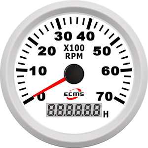 Tachymètre numérique pour moteur de yacht/marin, générateur, 52 mm, 316L, pour moteurs de bateau - Product Image 4