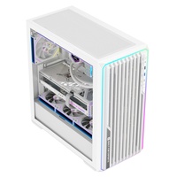 Nouveau châssis personnalisé de boîtier de PC de jeu d'ordinateur ATX avec fenêtre en verre boîtier de PC de bureau tour complète Gabineter Gamer Cases & Towers