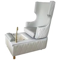 Chaise de pédicure de luxe à dossier haut avec pompe à jets, équipement moderne pour salon de manucure, canapé de pédicure, banc de pédicure, vente chaude