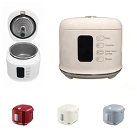 Cuisinière à riz électrique de luxe en acier inoxydable 5L, cuve intérieure antiadhésive, appareil électroménager multifonction automatique