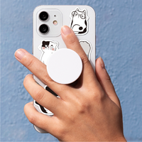 Lot de 50 stickers muraux imperméables à l'eau avec chat mignon, autocollants gonflés avec logo personnalisé pour étiquettes d'impression d'emballages d'enfants