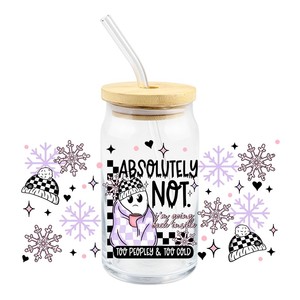 Envolturas para Vasos Navideñas con Diseño UV DTF, Impermeables por Ambos Lados, de Alta Calidad, para Vasos de 16 oz, Adhesivos de Transferencia para Llaveros - Product Image 4